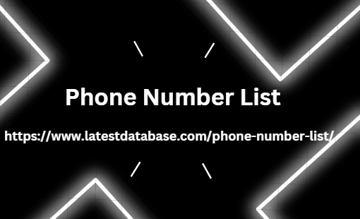 Phone Number List