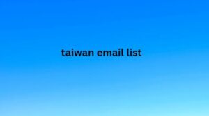 taiwan email list