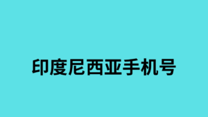 印度尼西亚手机号